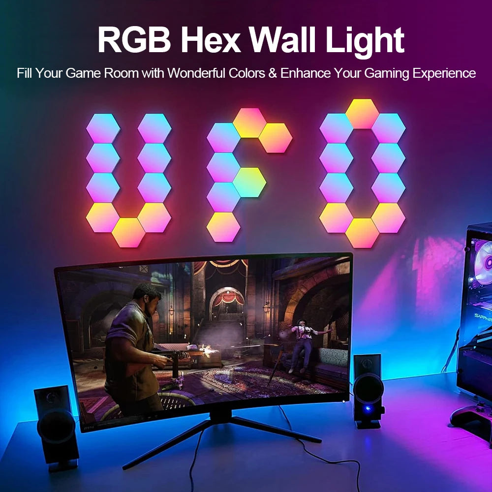 NinjaPeak™ Smart Hexagonal Wall Led Light